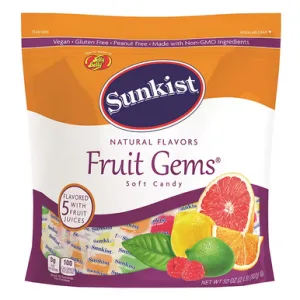 Sunkist Fruit Gems Soft Candy Individually Wrapped, 32 oz.