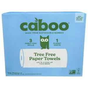 Caboo – Roll Paper Towel 3Pack 75 Sheet, 3 Pack (Pack Of 8)