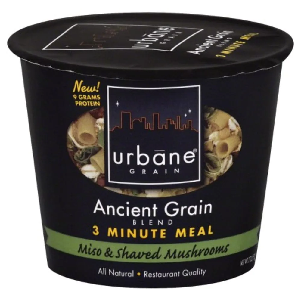 URBANE GRAIN – 3 Minute MEAL MISO & Shaved MUSHROOMS