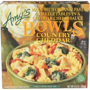 Amy’s – Bowl Country Cheddar Organic, 9.5 oz | Pack of 12