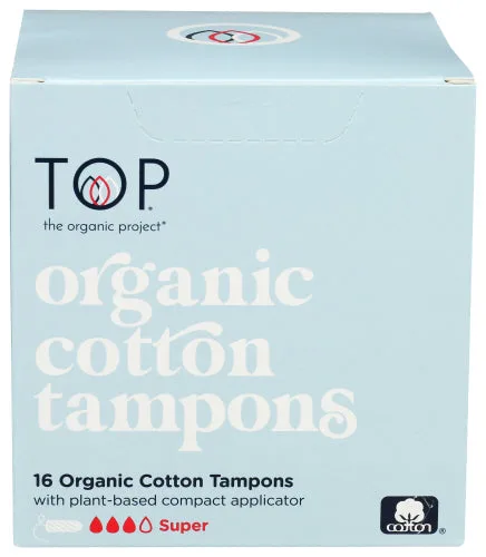 Top The Organic Project – Cotton Tampon Compact Super