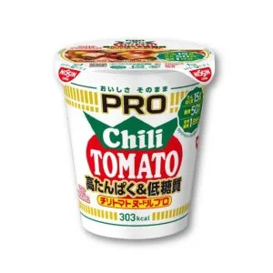 Nissin Cup Noodles PRO – Chili Tomato High Protein & Low Carbohydrate