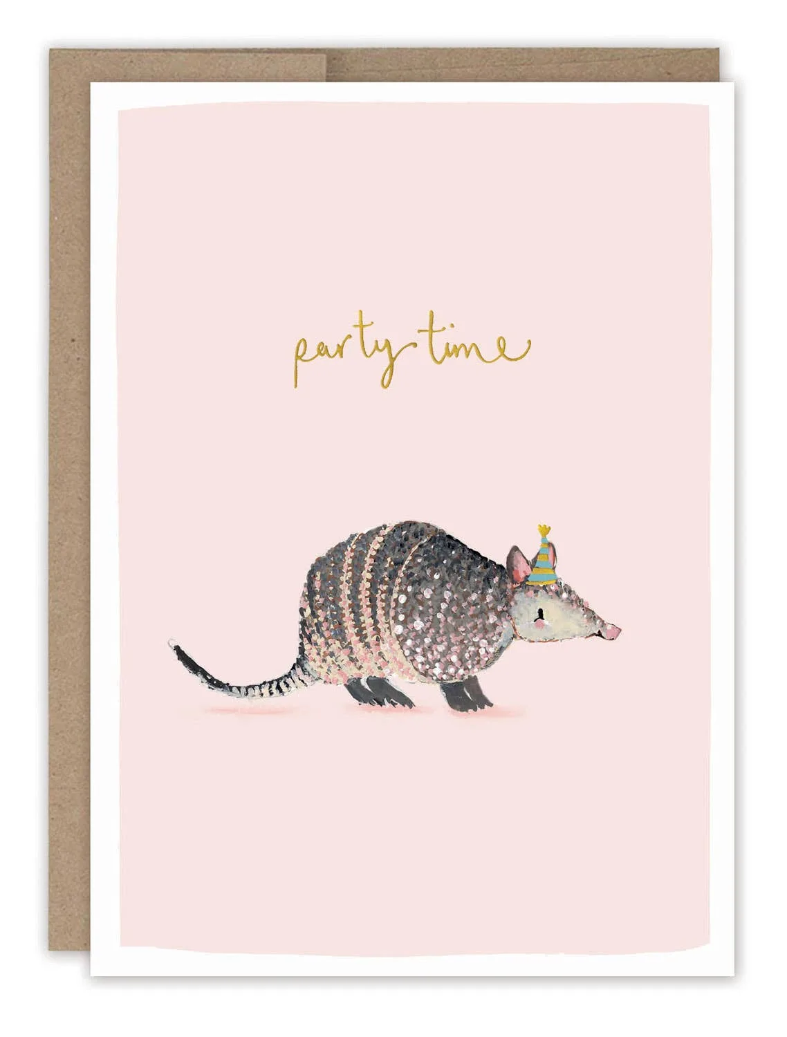 Biely & Shoaf – Party Time Armadillo Birthday Card