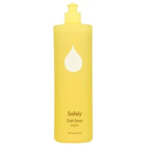 SAFELY – Bright Dish Soap Liquid 16FO ( Pack of 6)