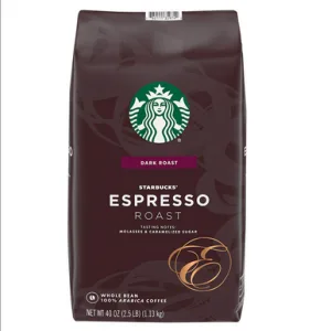 Starbucks Espresso Roast Whole Coffee Beans, 40 oz.