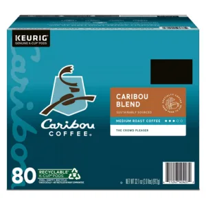 Caribou Coffee Caribou Blend Coffee Single Serve K-Cup Coffee Pods, 80 ct.