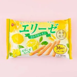 Bourbon Elise Wafer Sticks – Refreshing Lemon