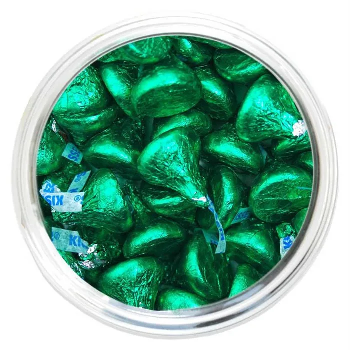 Green Hershey’s Kisses