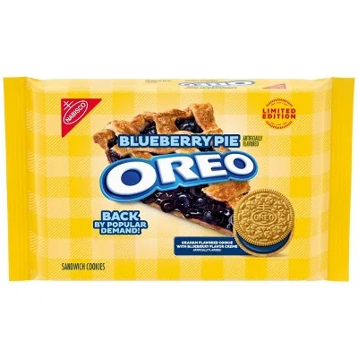 Oreo Blueberry Pie
