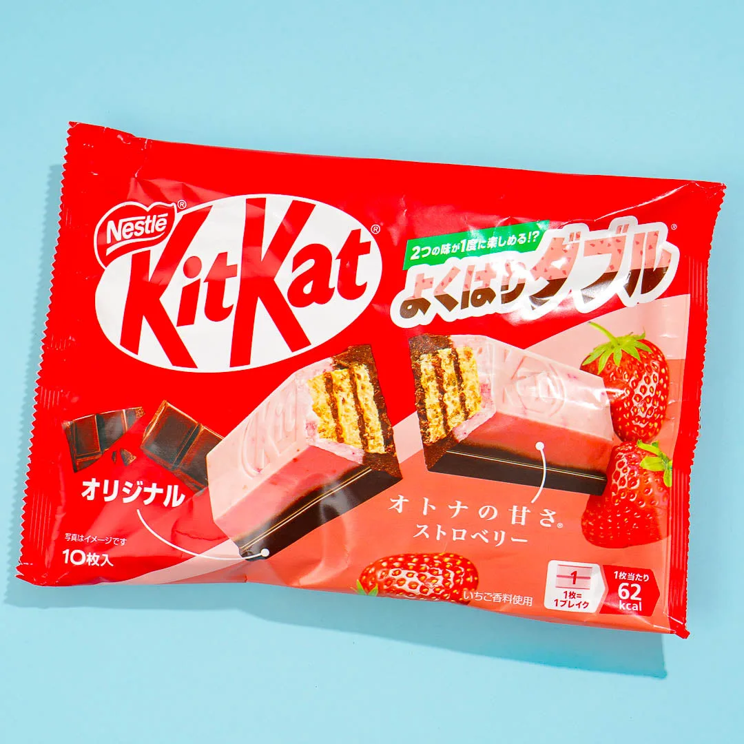 Kit Kat Yokubari Double Chocolates – Strawberry & Original