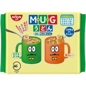 Nissin “MUG Udon” 2 Flavors, Don-be, Instant Udon, 94g