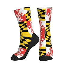 Maryland Flag Socks