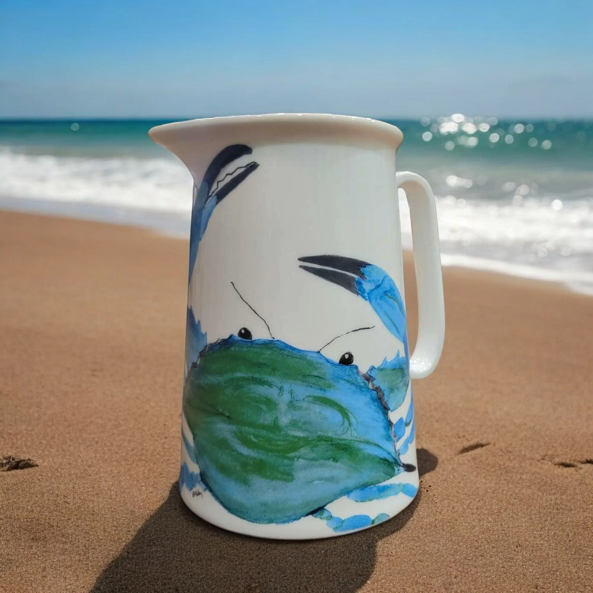 Crab Pitcher – Ceramic | B McVan Designs