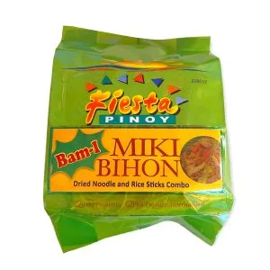 Fiesta Pinoy – Miki Bihon – Dried Noodle and Rice Sticks Combo – 250G