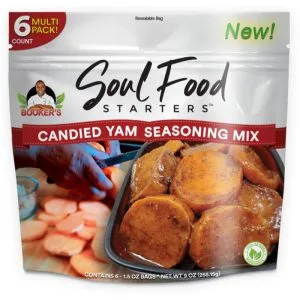Booker’s Soul Food – Starter Seasoning Mix Candied Yams, 9 oz – Pack o