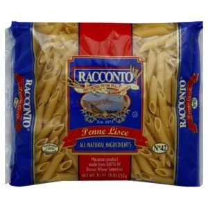Racconto – Pasta Penne Lisce 16 OZ – Pack of 20