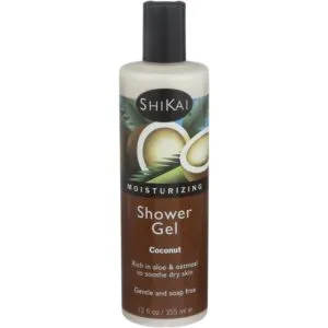 Shikai – Shower Gel, Coconut, 12 Oz – Pack of 3