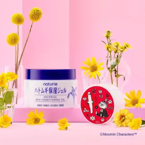 HanaJirushi naturie Hatomugi Moisturizing Gel Moomin Design 180g – Made in JAPAN – Tokyo Sakura Mall