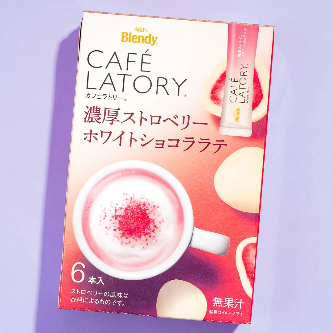 Blendy Cafe Latory Strawberry White Choco Latte