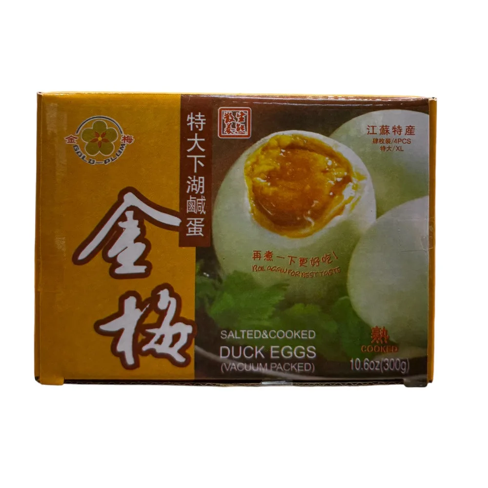 Gold-Plum Salted & Cooked Duck Eggs