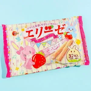 Bourbon Elise Wafer Sticks – Easter Bunny Strawberry