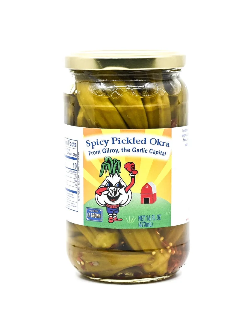 Okra Spicy Pickled Okra Garlic Dude 16