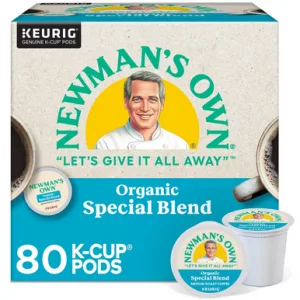 Newman’s Own Organics Special Blend Coffee Single Serve K-Cup Coffee Pods, 80 ct.