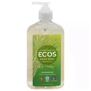 Ecos – Hand Soap, Lemongrass, 17 oz – Pack of 6