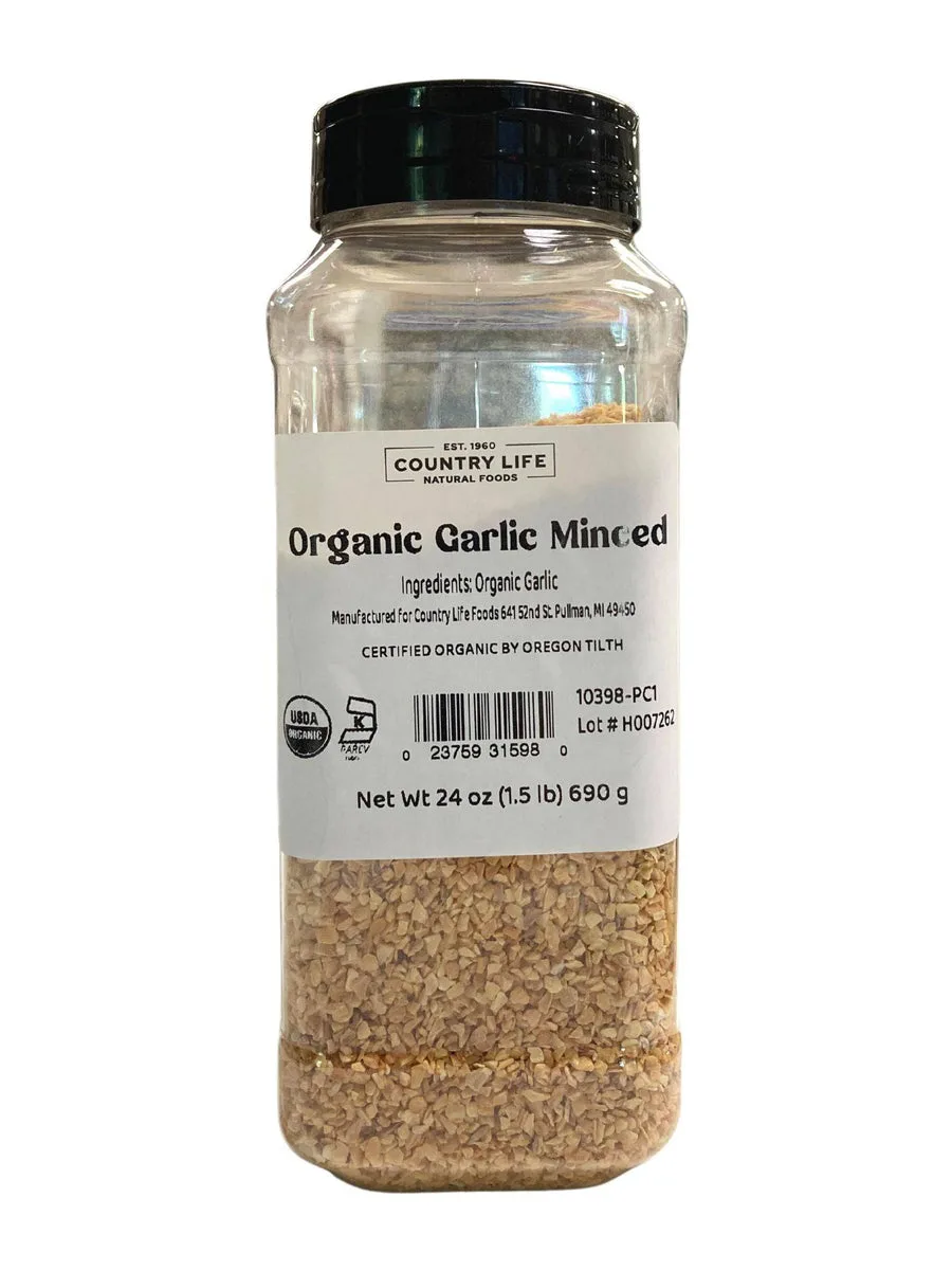 Garlic, Minced, Organic