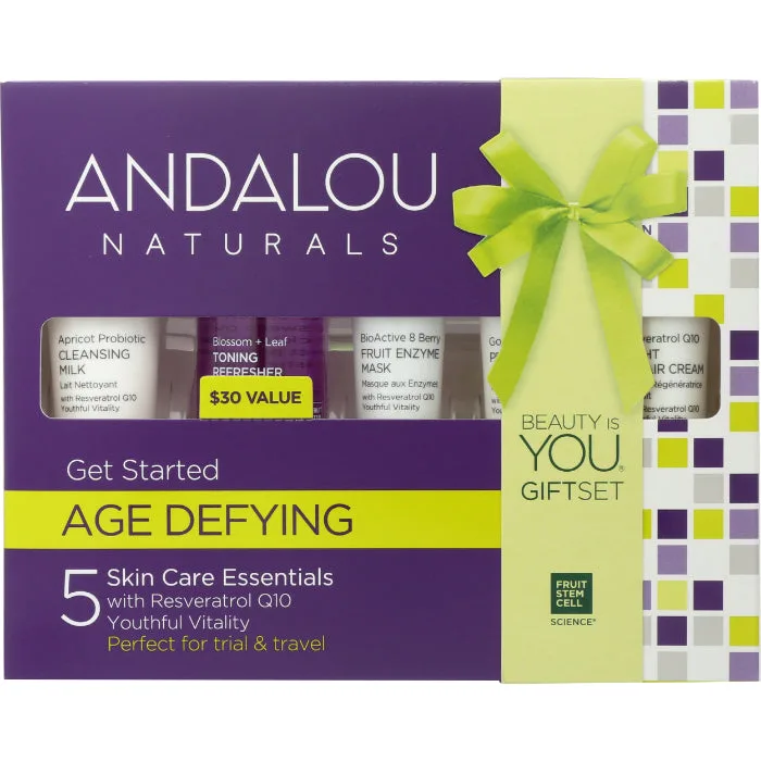 Andalou Naturals – Kit Age Defying Get Started, 5 Pc