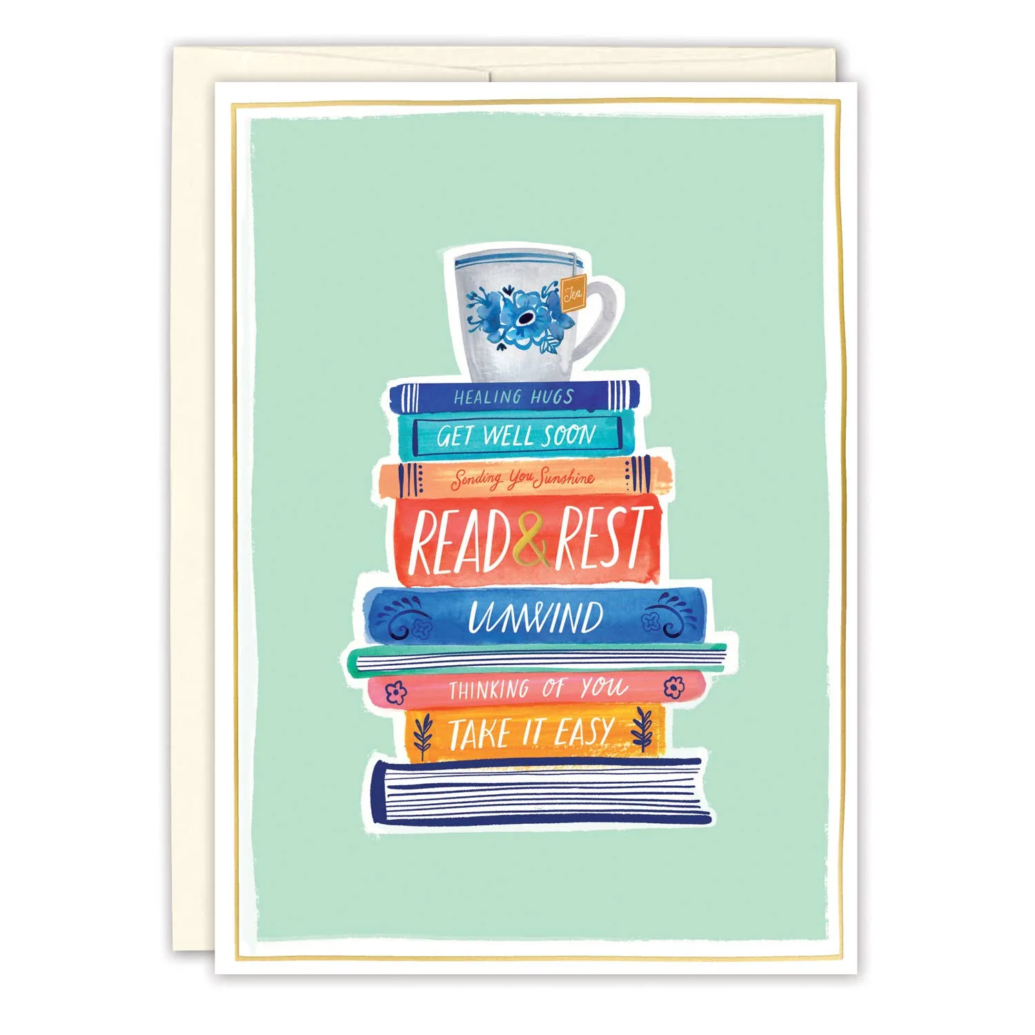 Biely & Shoaf – Book Stack Get Well Card