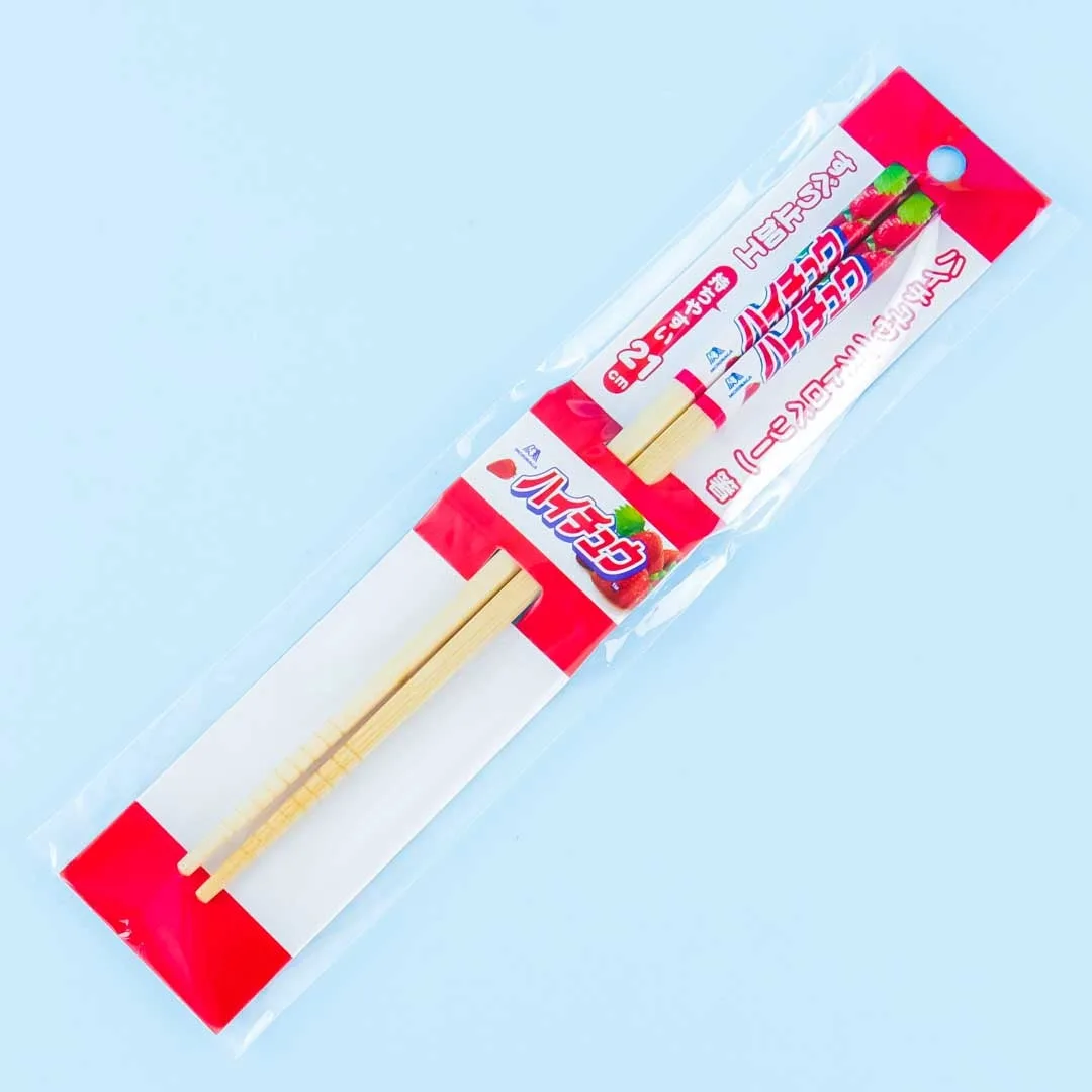 Hi-Chew Strawberry Bamboo Chopsticks