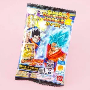 Super Dragon Ball Heroes Card With Gummy 14