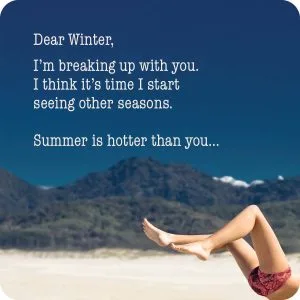 Drinks on Me coasters – Dear Winter coaster