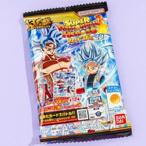 Super Dragon Ball Heroes Card With Gummy 20