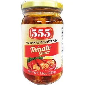 555 – Spanish Style Sardines in Tomato Sauce – 220 G