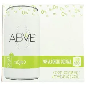 Above – Mojito Non Alcoholic Cocktails 4Pk, 48 FO – Pack of 6