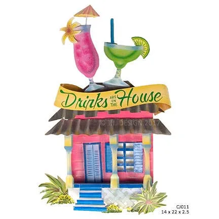 T.I. Design – Drinks are on the House Sign