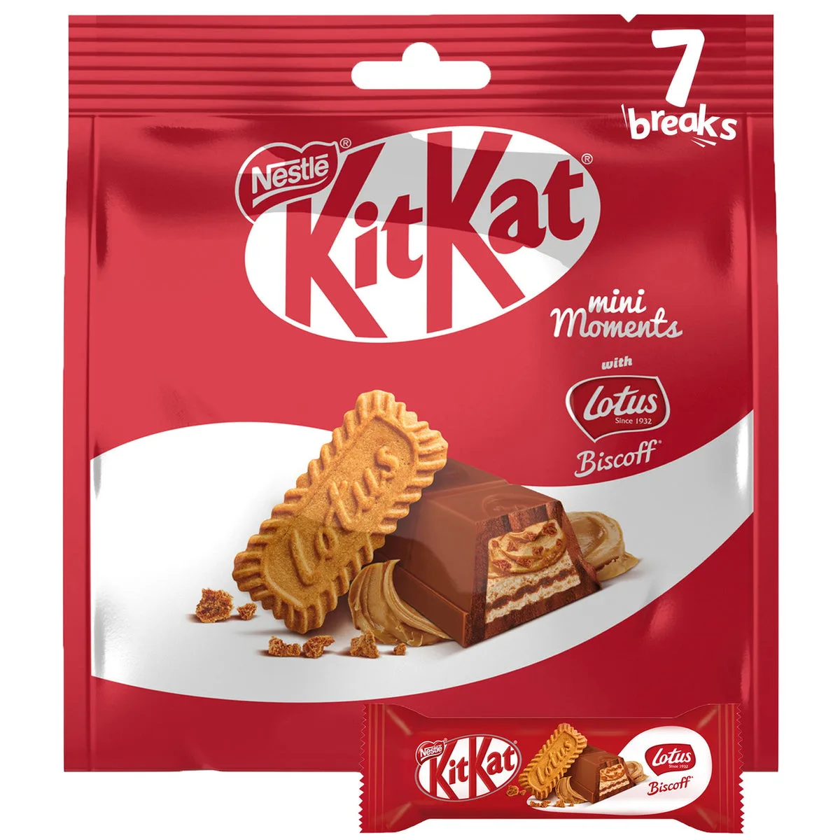 Kitkat Mini Moments with Biscoff – 7 Breaks