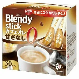 Ajinomoto, Blendy, 30 sticks, Instant Coffee, Cafe Au Lait (not sweet)