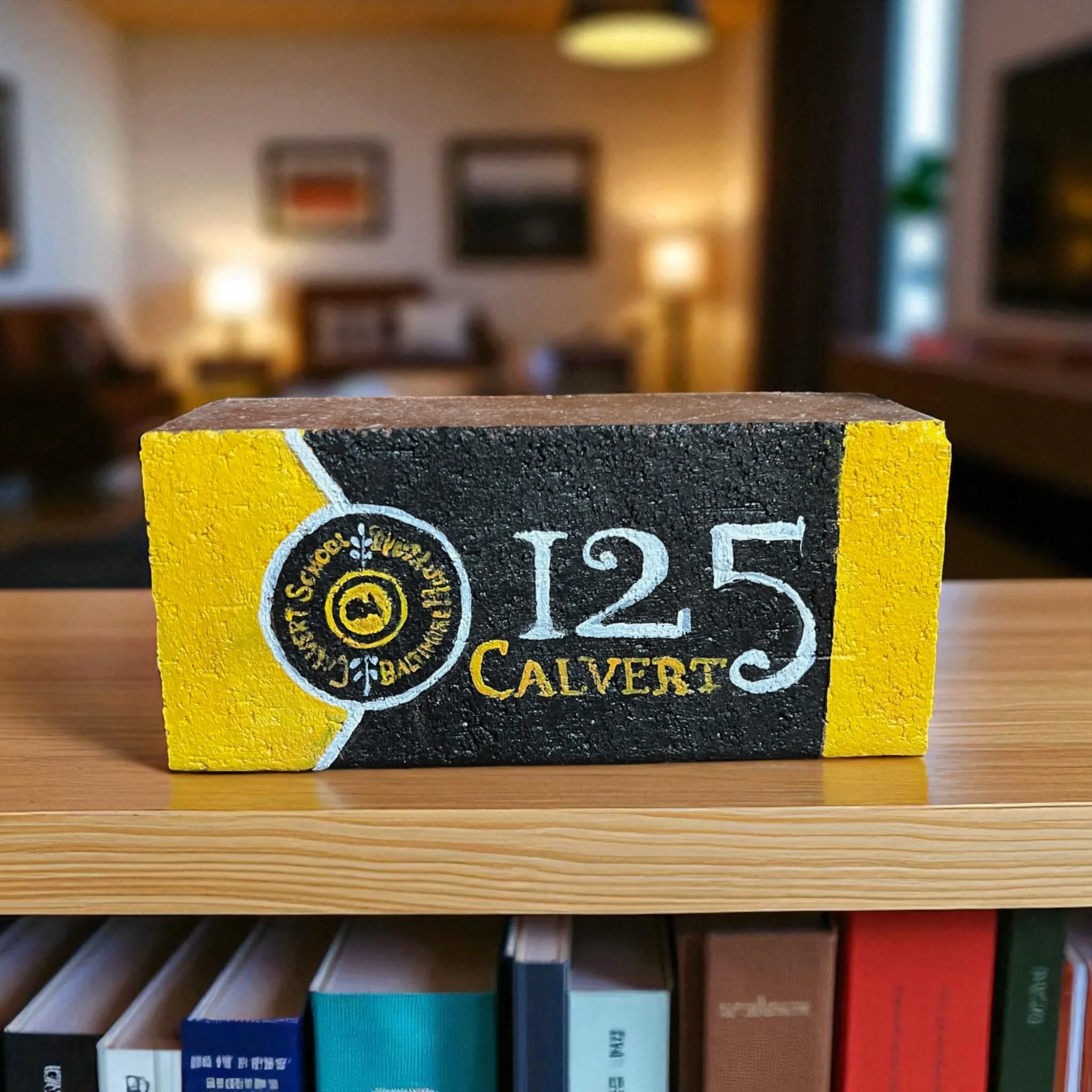 Linda Amtmann Hand Painted Brick- Calvert