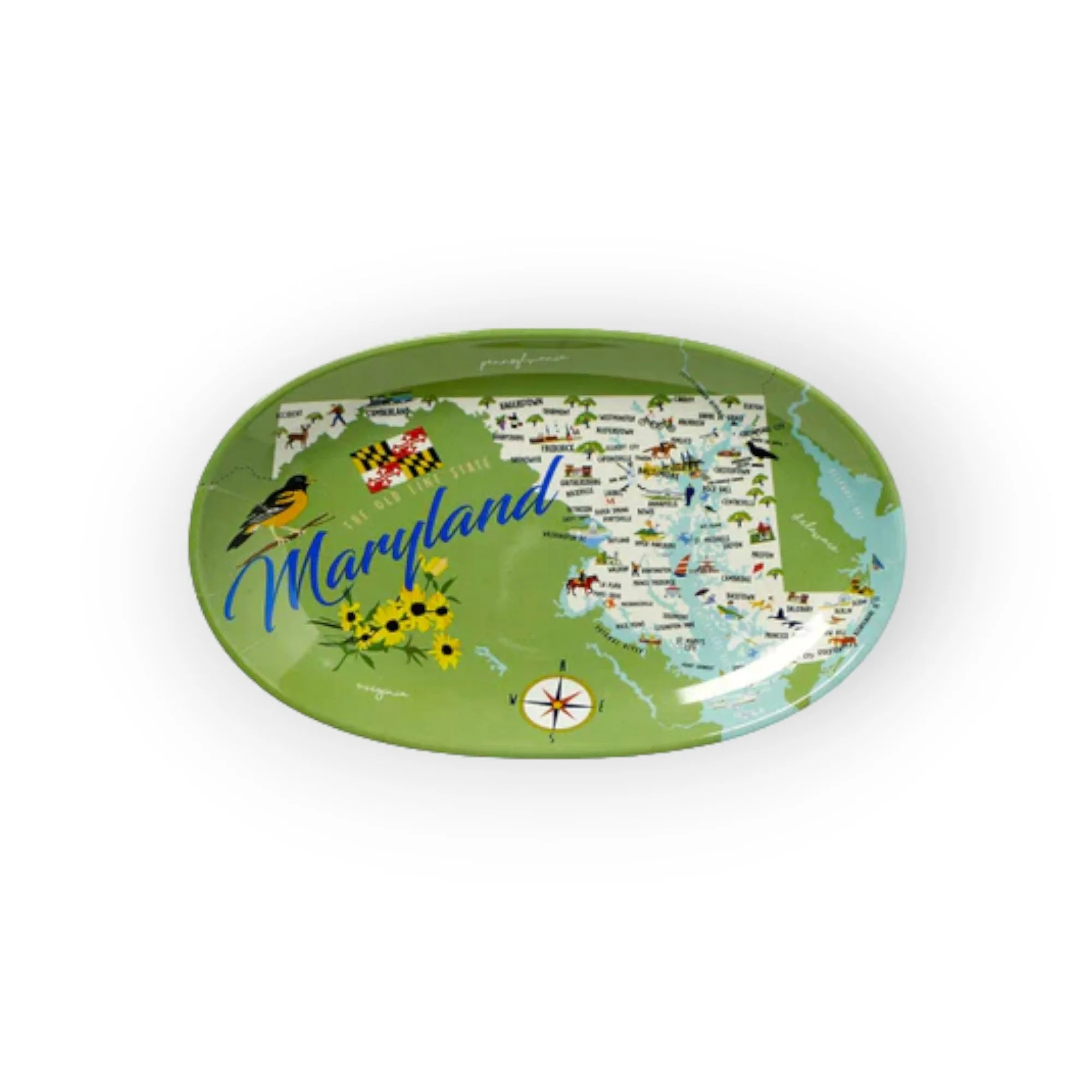 Maryland Oval Tidbit Trays – Durable Melamine Serving Tray