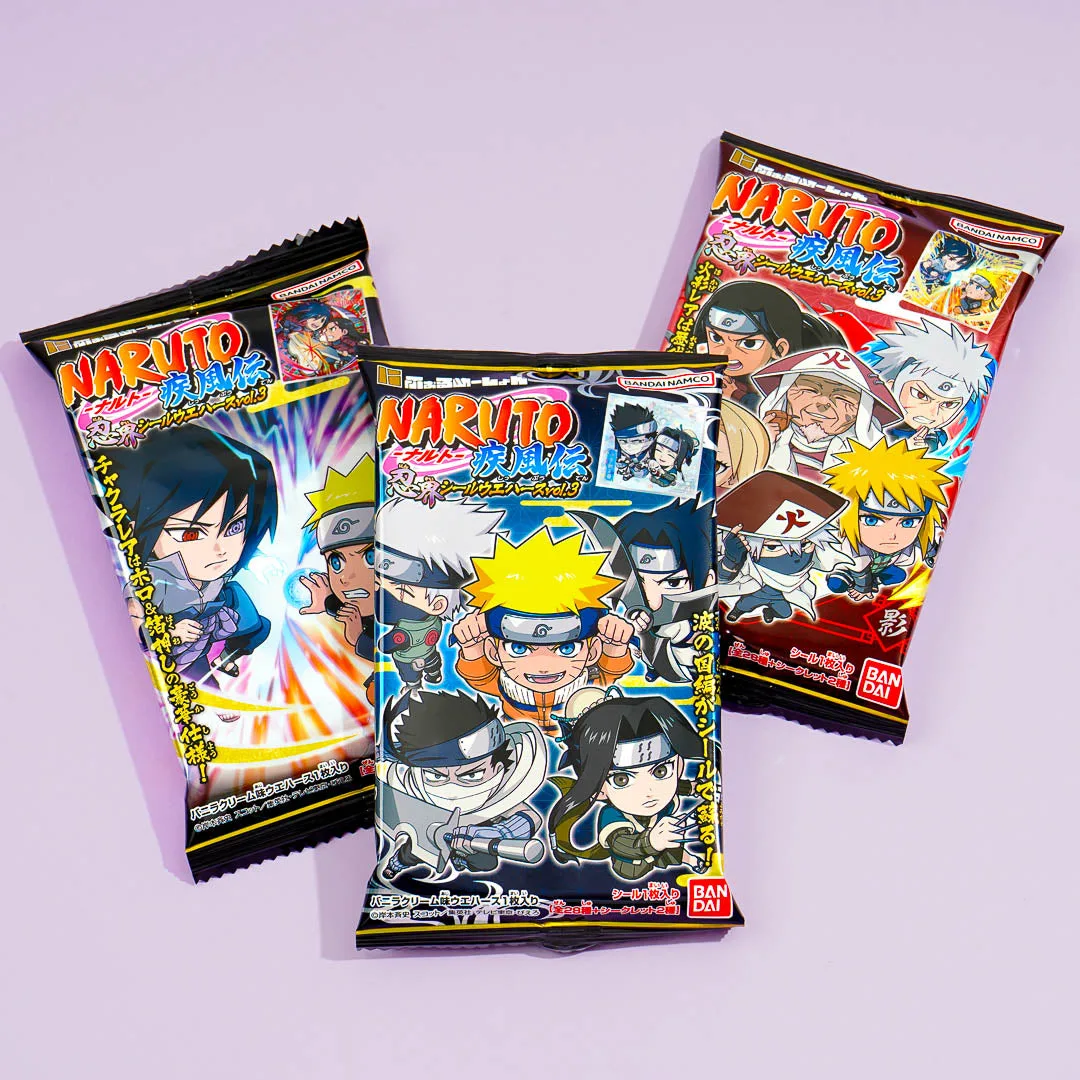 Naruto Shippuden Ninja World Niformation Wafer & Sticker 3