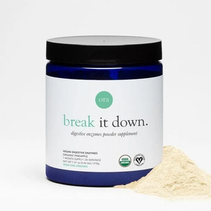 Ora – Break It Down: Organic Digestive Enzymes Powder