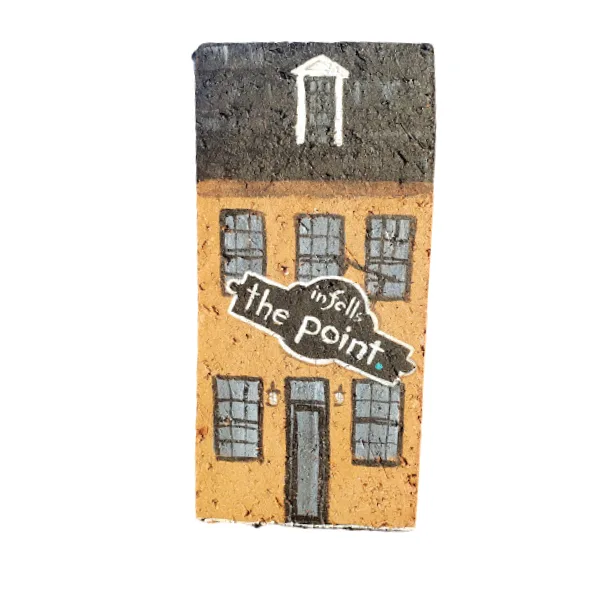 Linda Amtmann Hand Painted Brick- The Point