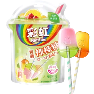 Skittles Fruit Tea Flavored Lollipops 54g