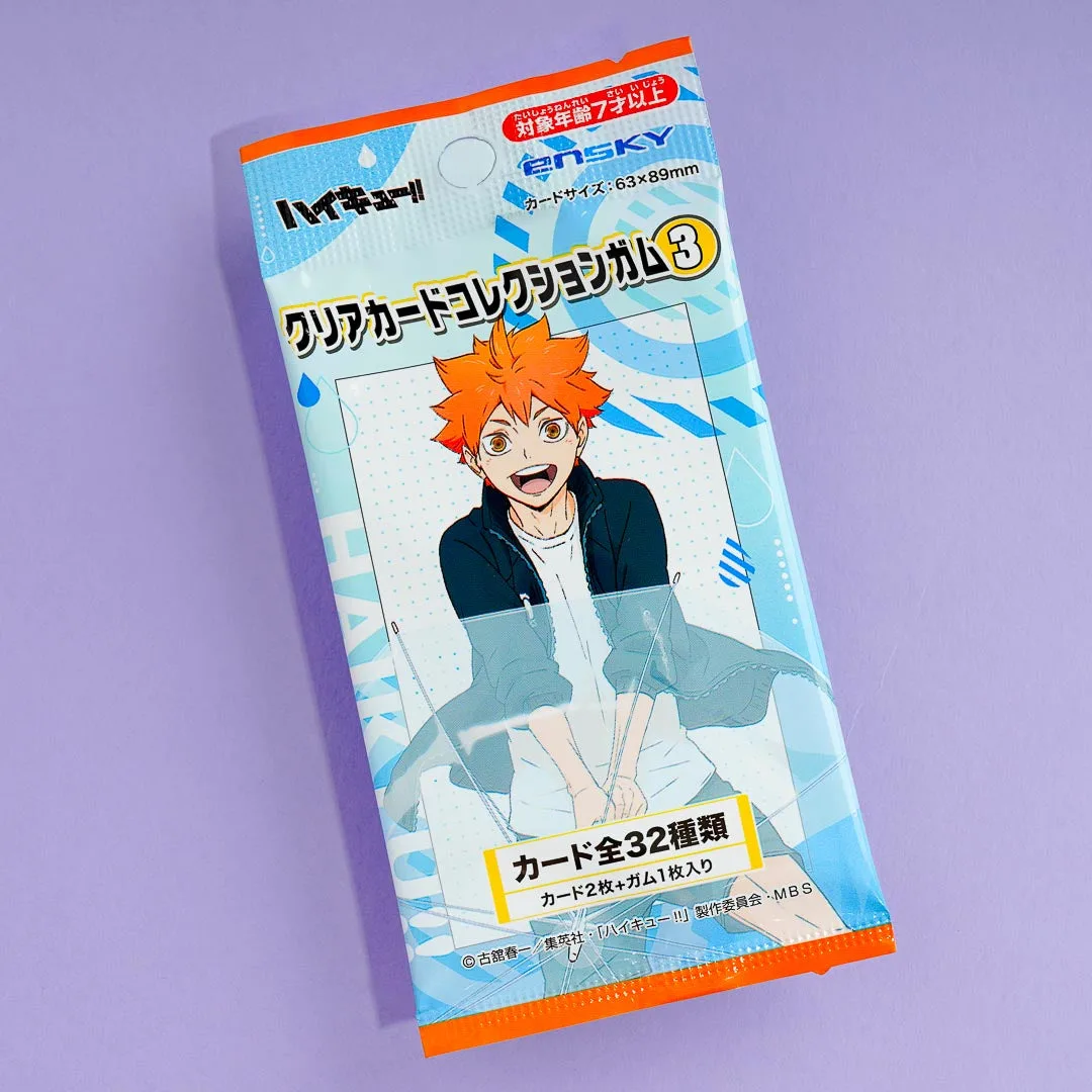 Haikyu!! Clear Card & Gum