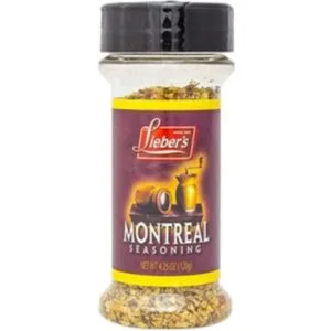 Lieber’s Montreal Seasoning, All-Purpose Spice Blend, Kosher for Passover, .25 oz