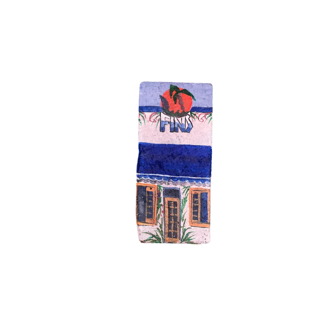 Linda Amtmann Hand Painted Brick – Fin’s