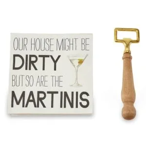 MUD PIE BOTTLE OPENER NAPKIN SET – Martini